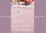 Zapraszamy na Bal Karnawałowy