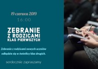 ZEBRANIE Z RODZICAMI PRZYSZŁYCH KLAS PIERWSZYCH