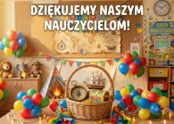 Dzieci dziękują nauczycielom