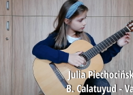 KONCERT ON-LINE cz. 2 Julia Piechocińska - B. Calatuyud - Vals